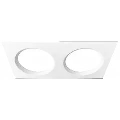 Светодиодная панель квадратная PRACTIC  DUO белая, 12W, 4200k, 780 Лм, 95*185*D70*40