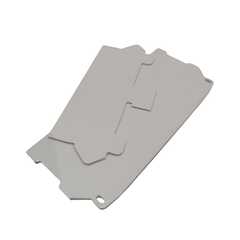 Торцевая заглушка ПК14 белый