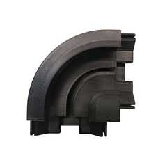 Поворот АМ1 90гр. черный