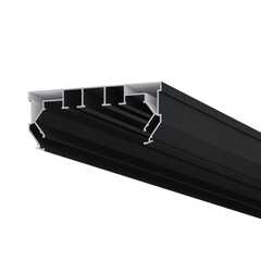 Профиль ПК 14 черный (2-х рядная Гардина) 3,6 м