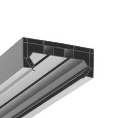 Профиль ПК 14 ПВХ черный  4 м