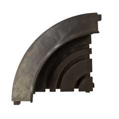 Поворот ПК12 наружний 90гр. черный