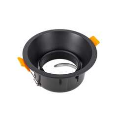 Светильник MR16 MOON круг черный, D93*85*45