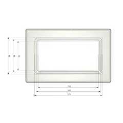 Платформа универсальная прямоугольная 155*75/165*85/175*95мм под ZOOM/SKILL DUO