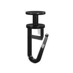 Крючки для гардин/карнизов (100 шт/уп) черные