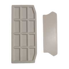 Заглушка для ПВХ ПК14 белая (комплект) вид 2