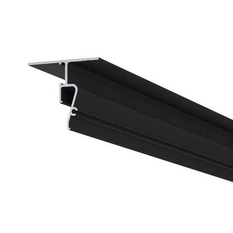 Профиль парящий потолочный под вставку ALTEZA, черный 2,0 м