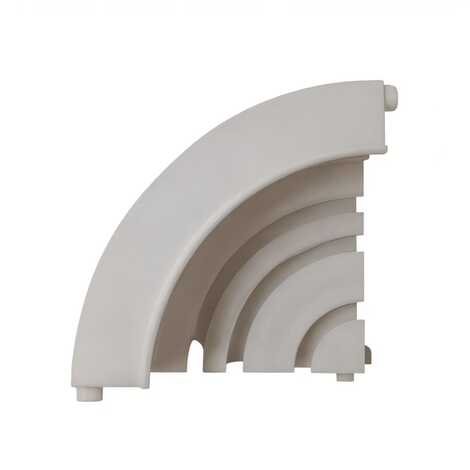 Поворот ПК12 наружний 90гр. белый