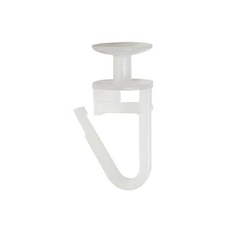 Крючки для гардин/карнизов (50 шт/уп) белые