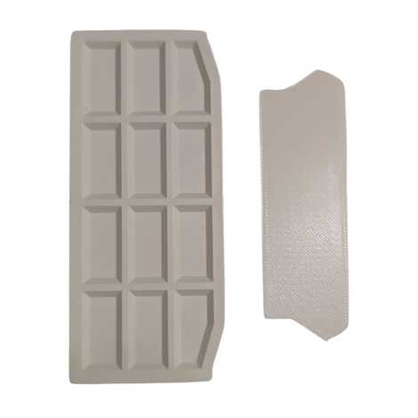 Заглушка для ПВХ ПК14 белая (комплект) вид 2