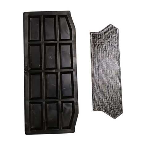 Заглушка для ПВХ ПК14 черная (комплект) вид 2