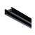 Шинопровод встраиваемый черный 1м